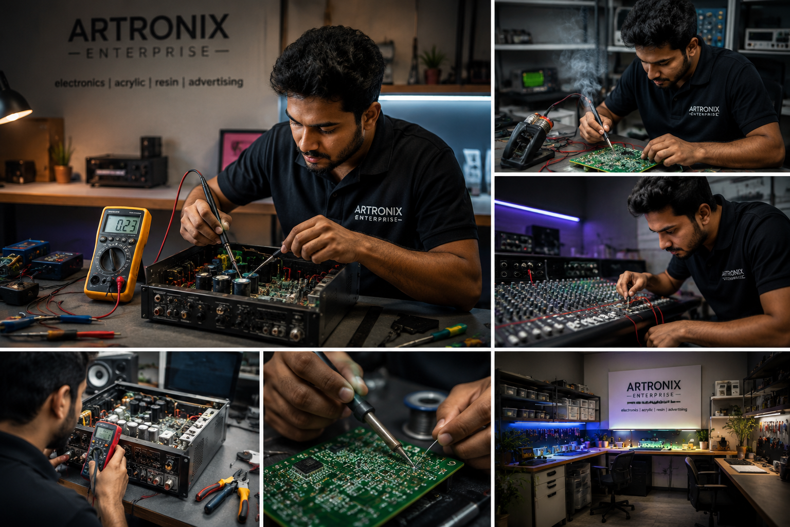 Technicien en réparation électronique